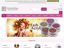 Tablet Screenshot of fantasticnails.de